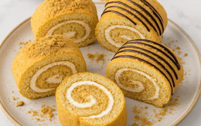 How to Make Homemade Graham Cracker Filled Swiss Rolls for Family Fun